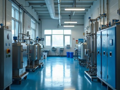 Bottling plant iron removal and RO installation